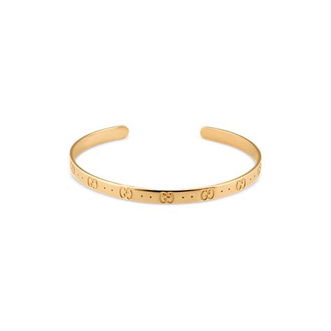 Gucci Icon Gold Bangle YBA434524001017 